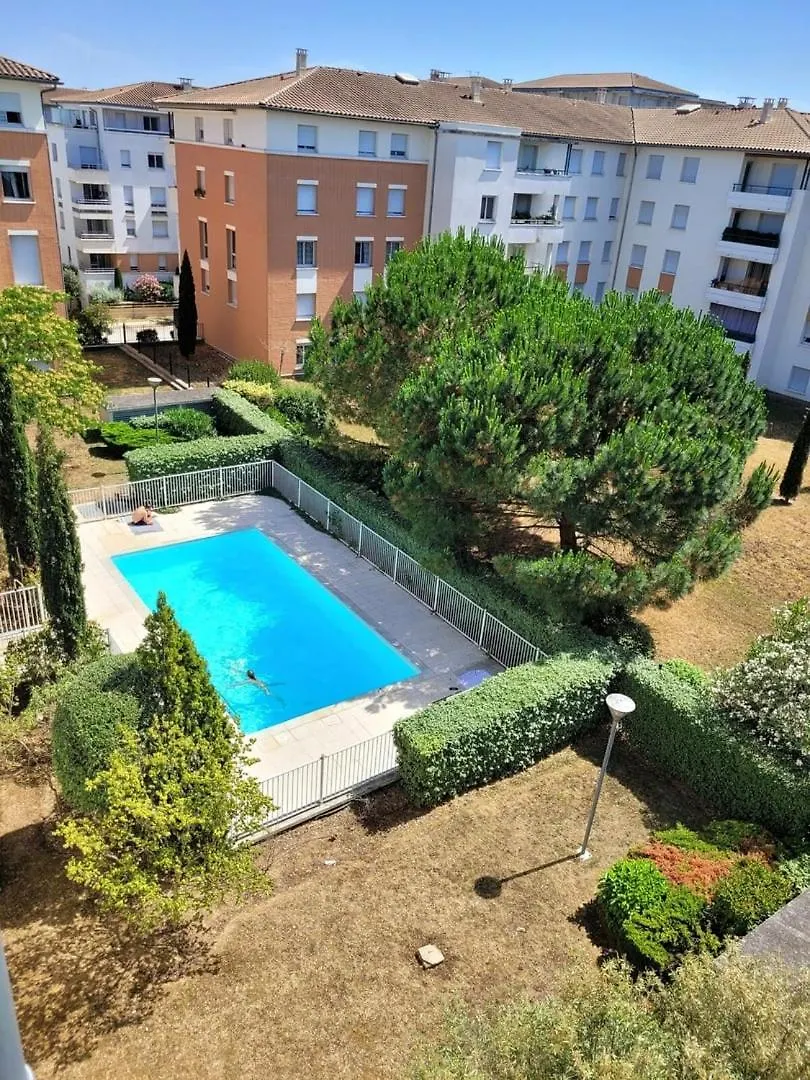 Apartament Proche Stade Toulousain - Blagnac - Parking Tuluza